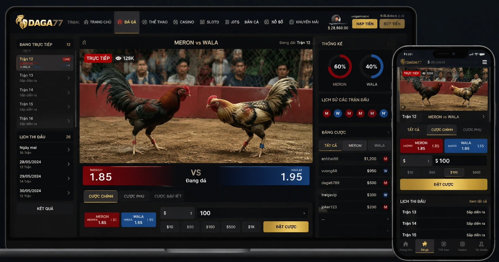 Tổng quan về đá gà trực tiếp casino - image 2